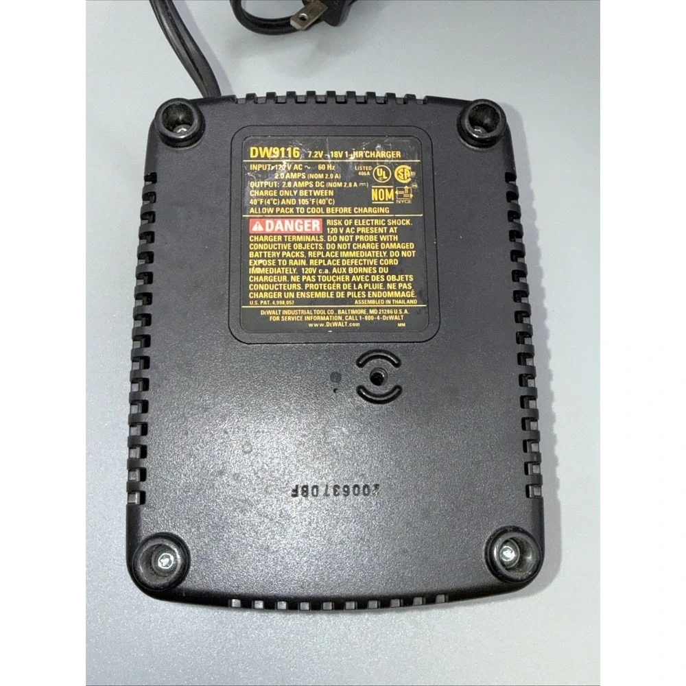 Dewalt DW9116 7.2V - 18V‎ 1 Hour NiCd Battery Charger